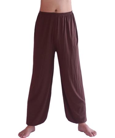 HOEREV Super Soft Coffee Yoga Pants Trousers for Men and Women - XX-Large - Buy Online on GoSupps.com