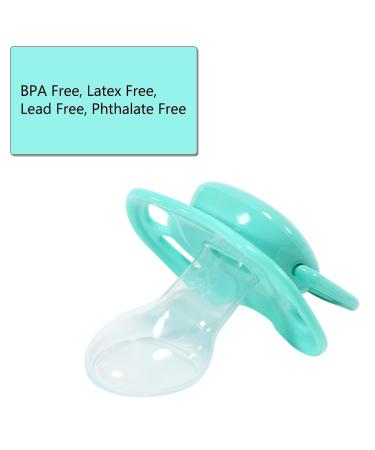 CutiePlusU Adult Pacifier Dummy 2 Pack Kittens & I Love Daddy Print, Big Shield - Green Purple Combo - 2 Count - Buy Online on GoSupps.com