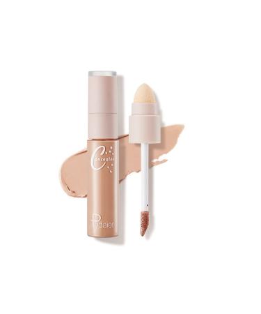 Concealer Full Coverage Liquid Concealer Double-Headed Concealer Face Shades Make Up Tool Lightweight Texture Clean No-Greasy Full Coverage Quick Dry (Light)