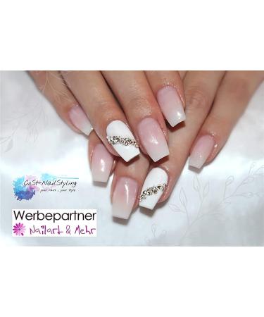 N+M French UV Gel Soft White Medium Viscosity for Baby Boomer Nails | 30ml Size Choice - International Shipping Available - Buy Online on GoSupps.com