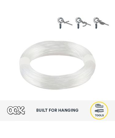 OOK 15 ft. Invisible Hanging Wire  50 lbs. Capacity  Self Tying Wires  Ideal for Picture Hanging and Planters - Buy Online on GoSupps.com