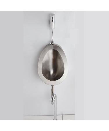 304 Stainless Steel Urinal Urinal Wall-Mounted Male Urinal Public Toilet Urinal Small Vertical Toilet Suitable for Home Hotel School