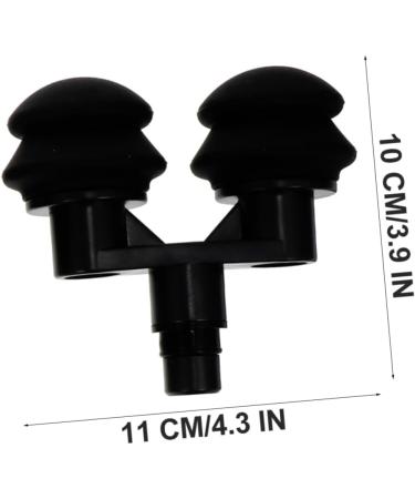Beavorty 5 Sets of 9-Piece Massage Head & Interchangeable Fascia Accessories for Body Massage Devices - Black - Buy Online on GoSupps.com