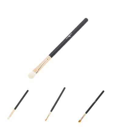 Professional Makeup Brush Set - Foundation Eye Shadow & Eyebrow Brushes | Black Cosmetic Tools for Flawless Application - Buy Online on GoSupps.com