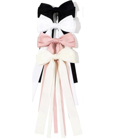 4pcs/set Bowknot Spring Hair Clip Makeup Travel Headwear For Woman Girls Taking Photo Shopping Hairpin Anti Slip Festival Hair Barrettes For Daily Life Large Lovely Hair Barrettes For Woman Small Hair - Buy Online on GoSupps.com