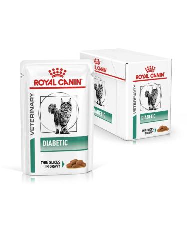 Royal Canin Feline Adult Diabetic S/O Veterinary Diet Wet Cat Food Pouches - 48 x 85g