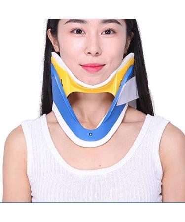Neck support cervical traction brace neck protection device with adjustable cervical soft and comfortable pain relief for the neck