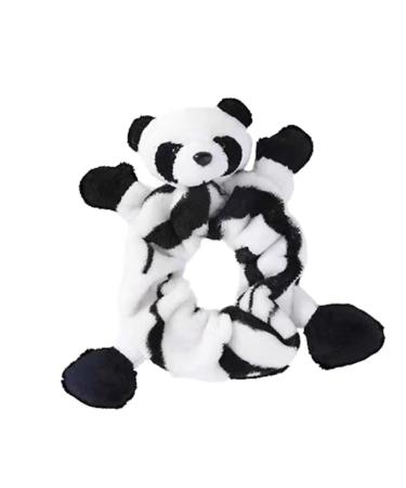 Beaupretty Panda Hair Band Hair Ties for Women Hair Bun Rope Hair Scrunchies Cute Animal Scrunchies Girl Scrunchies Towel Microfiber Scrunchie Elastic Hair Miss Cloth Elasticity Panda Doll