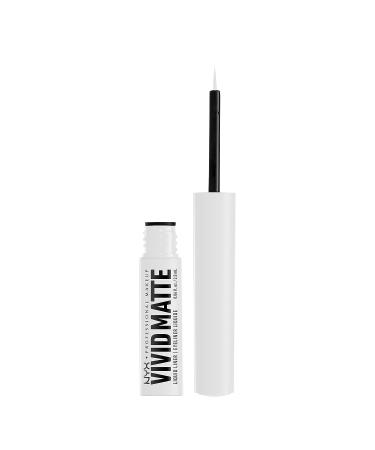 NYX Vivid Matte Liquid Liner - White Smear-Resistant Eyeliner - Buy Online on GoSupps.com