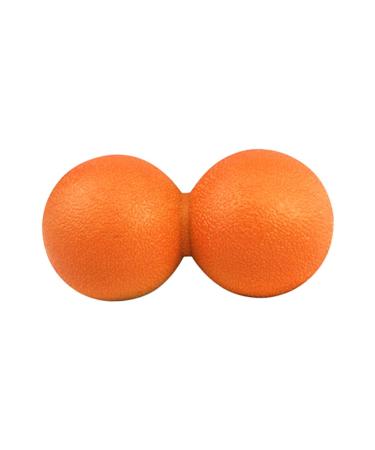 Minkissy double lacrosse ball peanut double ball acupressure scooter body massage ball muscle node ball physical ball peanut mobility ball massage gear medium orange