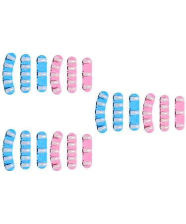 Beavorty 6 Boxes Fake Nail Art Practice Stand nail salon tools Nail Tips Training Tool nail practice fingers nail polish stand holder Nail Training stand nails gel straight elbow manicure