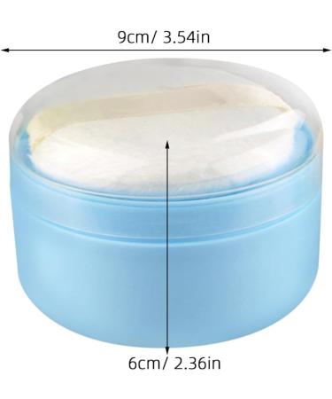 VICASKY Lot de 2 houppettes poudre - Pour le corps - Pour le voyage - Pour poudre cosm tique - Bo te poudre compacte - Pour fond de teint - Bleu 1 unit (Lot de 1) - Buy Online on GoSupps.com
