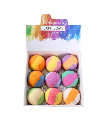 B.ugopty Bath Bombs Shower Steamers (Pack of 9) Gift Set for Women and Men Steam Spa Experience Moisturize Dry Skin Gifts idea for Her/Him Wife Girlfriend.