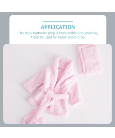 Mikikit Newborn Photo Set | Boys Suit & Plush Bath Accessories | 38x25cm - Perfect for Newborn Photography - Buy Online on GoSupps.com