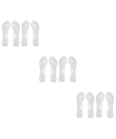 NOLITOY 6 Pairs Non-Slip Massage Mat Foot Care Tool Foot Arch Support Cushion Shoes Inserts Gel Pad Cushion High Heel Insoles Absorption Insoles Lady Shoe Pad Gel Shoes Pads Gel Insoles