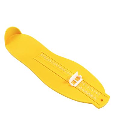 Healifty Shoe Sizer Measuring Devices Foot Measurement Device Shoe Size Measuring Devices for Adults and Kid Shoe Feet Ruler Sizer Measuring Gauge (Yellow) Foot Measurement Device