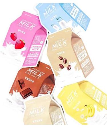 A'PIEU APIEU Strawberry Milk OnePack Mask Sheet Mask Korea Cosmetica 1 stuk - Buy Online on GoSupps.com