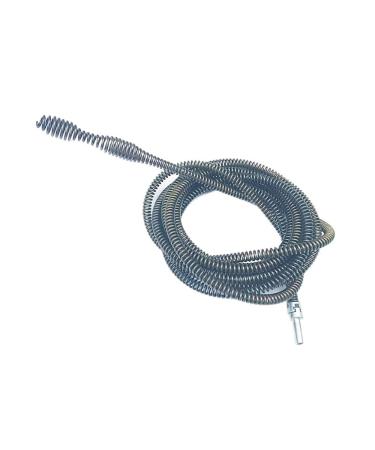 AYYSSM 3-5M Length Pipe Dredging Tool Drain Snake Cleaner Sticks Clog Remover Cleaning Extension Spring With Connector for Kitchen Sink (Size : 5M Length)