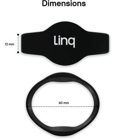 Linq Bracelet v3 - Smart NFC and QR Technology Band for Networking  Custom Links  Videos  and More (Blue) - Buy Online on GoSupps.com