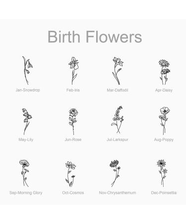 Personalized Stethoscope Name Tag with Birthstone & Birth Flower | Ideal Gift for Nurses, Doctors, RN, NP, Medical Students - Buy Online on GoSupps.com