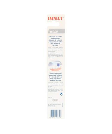 LACALUT WHITE Toothbrush - Gentle Cleaning & Polishing Effect - 3 Pack for Optimal Dental Care | International Shipping Available - Buy Online on GoSupps.com