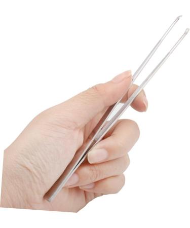 ULTECHNOVO Ear Spoon 10 Pcs Ear Twizzers Hair Tweezers Forceps Tweazers Tweasers Stainless Steel Tweezers Cleaning Tool Cleaner Metal Twizzer Silverx2pcs 15.8*1cmx2pcs - Buy Online on GoSupps.com