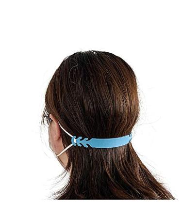 Zemex Silicone Rubber Mask Holder - Adjustable 5-Piece Set for Comfort & Convenience - Black Ear Masks & Neck Tape - Buy Online on GoSupps.com