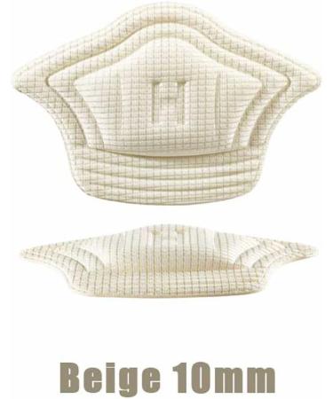Back of Heel Cushion Inserts - Adhesive Heel Guards for Loose Shoes Perfect Fit Insole Patch for Sneakers (Beige 10mm - Buy Online on GoSupps.com