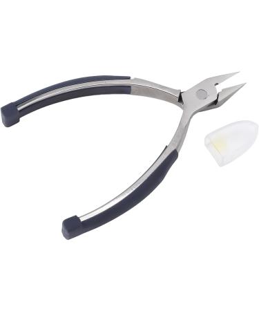 Cuticle Trimming Nipper Stainless Steel Dead Skin Remover Clipper Easy to Use for Manicure with Power Plier Suitable for Nail Art Accessories Rubber Grip - Buy Online on GoSupps.com