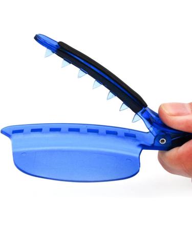 FRCOLOR Hair Partition Clip 1pc Sectioning Hairdressing Styling for Curls Billed Hairdressing Tool Extension Clip Cut off Blue Hair Dye Partition Clip - Buy Online on GoSupps.com