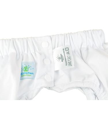 Bl mchen Cloth Diaper for Children & Adults - Incontinence Briefs with Snap Fasteners - White M (Waist 85-125 cm) - Buy Online on GoSupps.com