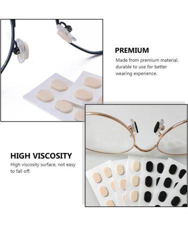 Gleavi Silicone Nose Pads for Glasses - 16 Leaves Upholstery Sponge-Noses for Reading Glasses Sunglasses & Repair Parts - Comfort & Support Accessories - Buy Online on GoSupps.com