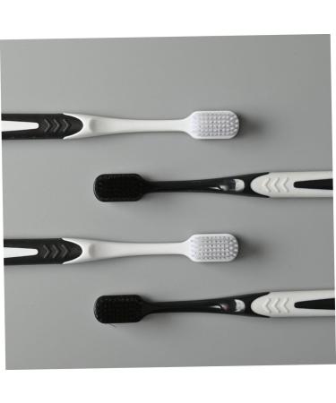 Adult Toothbrushes Set - 4 Pairs Soft Manual Travel Toothbrushes for Kids & Adults | Compact & Handheld Oral Care Accessories - Buy Online on GoSupps.com