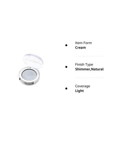 Lauren Brooke Natural Creme Eyeshadow - Platinum (Shimmer) - Buy Online on GoSupps.com