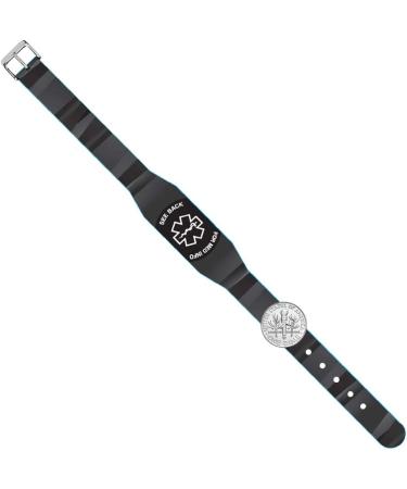Responder PHR: Personal Health Record with Medical Alert Bracelet & Keychain - Custom Engraving Included - Buy Online on GoSupps.com