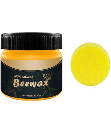 Furniture Polishing Beeswax - Premium Wood Floor Cleaning Wax with Sponge for Tables & Cabinets Care - Buy Online on GoSupps.com