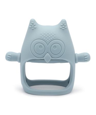 Drop-proof silicone teething ring for babies super soft teething toy for babies from 3 months BPA free (ether)