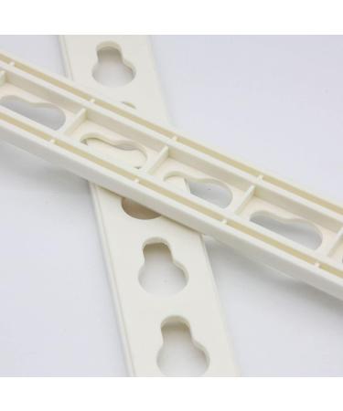 Krzaw 2 Pack ABS Horse Keyhole Track Rails - Durable Plastic for Equestrian Use - Buy Online on GoSupps.com