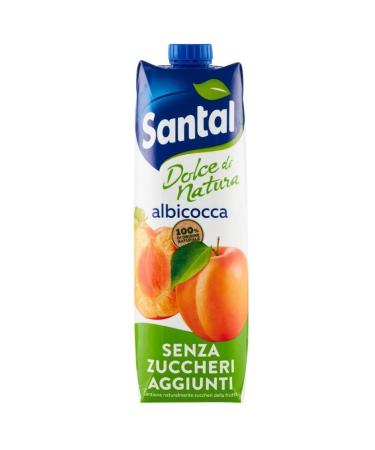 Parmalat Santal Apricot Fruit Juice Sweet by Nature Zero Added Sugar Apricots Fruit Juice No Additive Sugar Refreshing Drink Tetrapack 1000ml