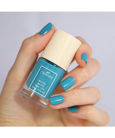 LaNature Vegan Water-Based Nail Polish - Ocean Blue 10ml - Peel-Off & Eco-Friendly - Buy Online on GoSupps.com