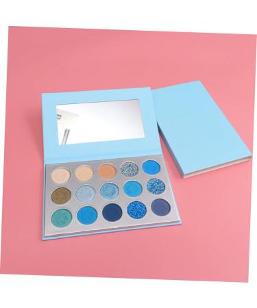 DOITOOL Eyeshadow Palette 15 Eyeshadow Makeup Palette Powder Make up Kit Miss Pearlescent Eyeshadow Compact 1 count (Pack of 1) Blue - Buy Online on GoSupps.com