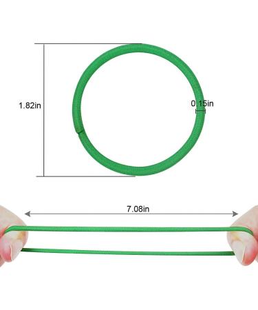 JCF Elastic Hair Bands 50Pcs - Multicolor Hair Ties for Women and Girls - Buy Online on GoSupps.com