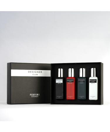 PERFUME LOU'NGE Designer Club Perfume Gift Set For Men- 4X20 Ml | Premium Long Lasting Perfume Gift Set For Men| Liquid Fresh Scent Eau De Parfum| Long Lasting Fragrance | Gifts For Men - Buy Online on GoSupps.com
