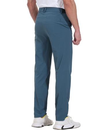 Rdruko Men's Stretch Golf Pants - Quick Dry Lightweight Casual Dress Pants Navy Blue 34 - Buy Online on GoSupps.com