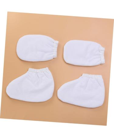 Ipetboom Warming Gloves 2 Pairs Take a Bath Insulation Cotton White Warm Gloves - Buy Online on GoSupps.com