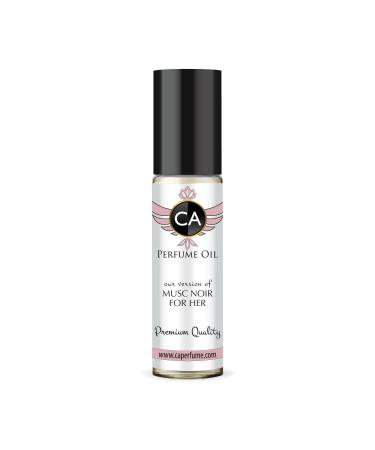 CA Perfume Impression of Narciso Musc Noir For Her Replica Fragrance Body Oil Dupes Alcohol-Free Essential Aromatherapy Sample Travel Size Concentrated Long Lasting Attar Roll-On 0.3 Fl Oz/10ml