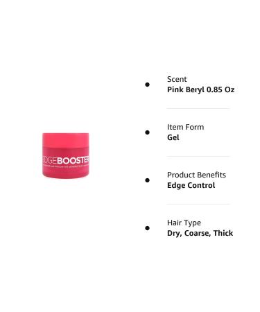 Edge Booster Extra Strength Pomade for Thick Coarse Hair - Pink Beryl 0.85 Oz (Travel Size) - Buy Online on GoSupps.com