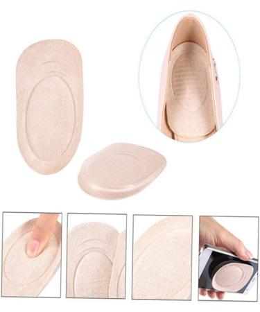 GLEAVI Clear Heel Cups for Heel Spurs - Adjustable Height Increase Insoles for Men & Women - 2 Pairs Orthotic Heel Pads for Comfort & Support - Buy Online on GoSupps.com
