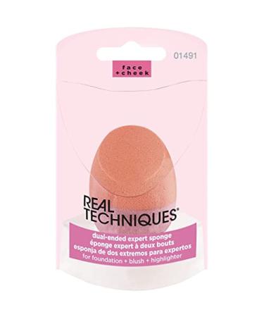 Real Techniques Two-Sided Expert Sponge 1 Pack (1 x 1 Piece) - Buy Online on GoSupps.com