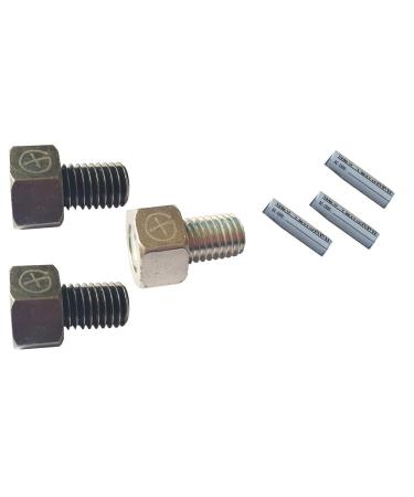 geo-versand Unisex Adult Geocaching Magnetic Screw Set with Log Strips 6 Pieces Hideout Multi-Colour One Size
